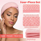 Yolev 4 Pcs Skincare Headbands Adjustable Spa Headbands - Image 8