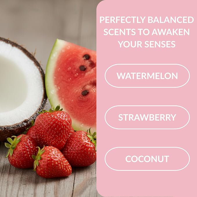 SpaScriptions Watermelon & Strawberry Exfoliating Body Wash - Image 2