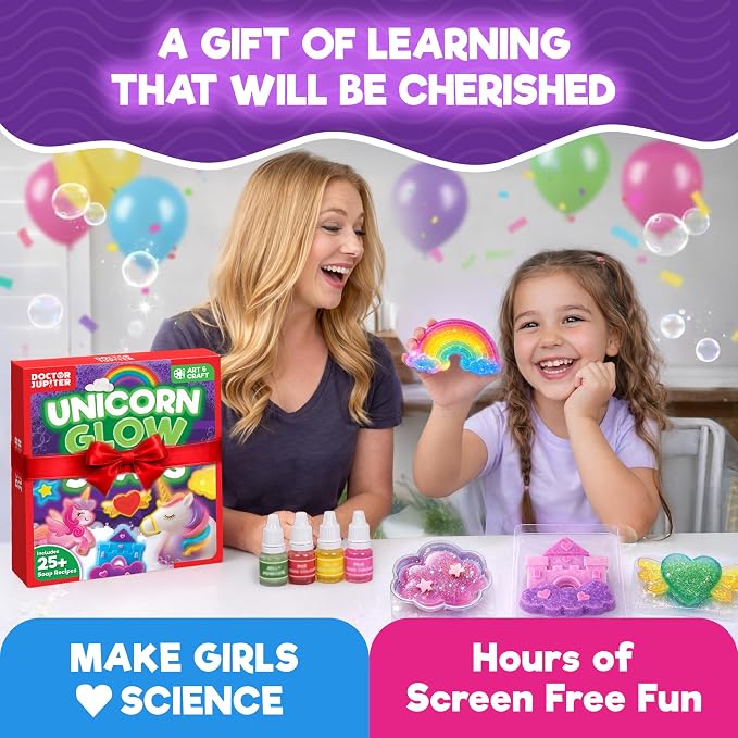 Doctor Jupiter Unicorn Glow Soap Making Kit - Image 8