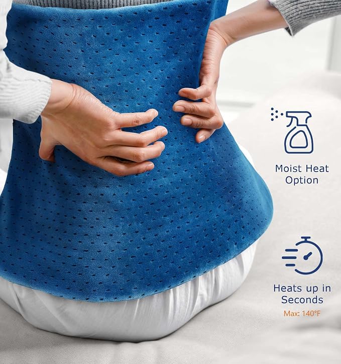 Heating Pad for Back Pain Relief, Menstrual Pain, Christmas Gifts for Women Men - Image 5