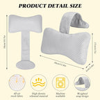 Hot Tub Pillow，Bath Pillow for Headrest，Universal Spa Pillow Height Adjustable - Image 4