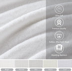 Madison Park 800GSM Bathroom Towel Set of 8 100% Cotton Bath Towel Set - Image 3