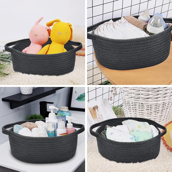 ABenkle Small Basket with Handles - Image 5
