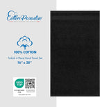 Cotton Paradise Hand Towels for Bathroom, 100% Cotton Turkish 4 Piece Hand - Image 4