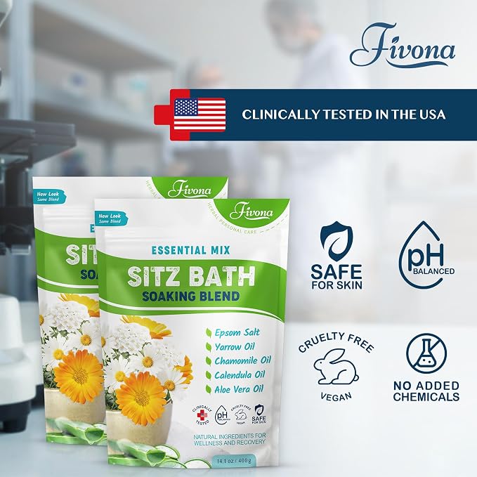 Fivona All Natural Sitz Bath Soaking Blend - Image 2