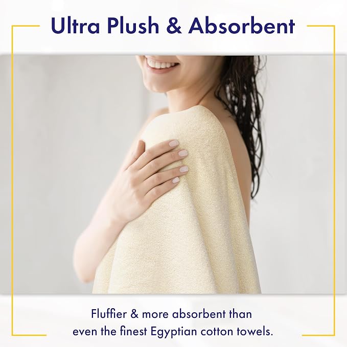Alusa Home Ultra Soft & Plush Viscose from Bamboo Bath Towels - Image 3