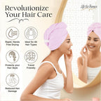 Lili&James 100% Cotton Hair Towel Wrap - Image 6