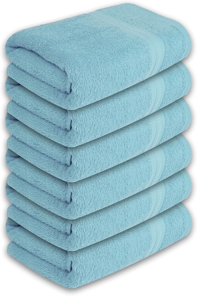 Medium Bath Towels Pack of 6 – 24x48 Inches – Soft, Quick Dry & Highly - Image 8