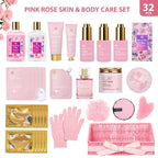 32 Pcs Mother's Day Gift, Rose Bath and Body Gift Basket - Image 2