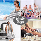 SmoothNovelty 16 Pack Microfiber Bath Towels Bulk 27'' x 60'' Oversized Size - Image 7