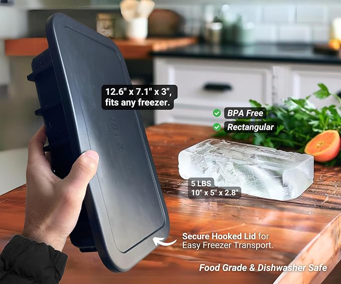 Alaskey® Extra Large Ice Block Mold 5 lbs - Image 3