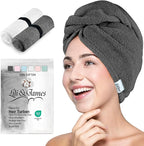 Cotton Towel Wrap for Women/Kids | Quick Dry, Soft & Absorbent 420-GSM Wrap by LiliJames