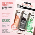 Freeman Exotic Blends Facial Mask 4 Piece Set, Peel-Off & Jelly Masks, - Image 2