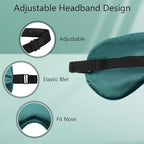 BBTO 8 Pcs Sleep Mask, Silk Eye Mask - Image 6