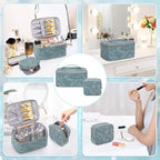 OCHEAL Makeup Bag Set, Portable Travel Makeup Bags Cosmetic Organizer Bag - Image 7