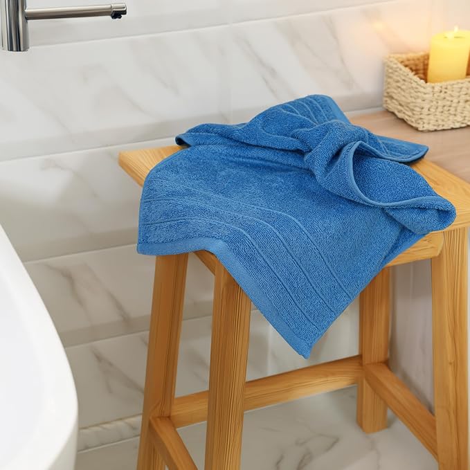 Tens Towels Pack of 6 Hand Towels, 100% Cotton, Lighter Weight, Quick to Dry - Image 7