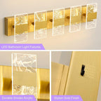 Modern LED Bathroom Light Fixtures Dimmable 5-Light Gold Vanity Light, 5CCT - Image 6