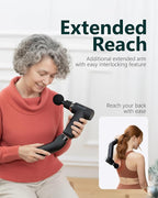 Massage Gun with Detachable Extension Handle - Image 2