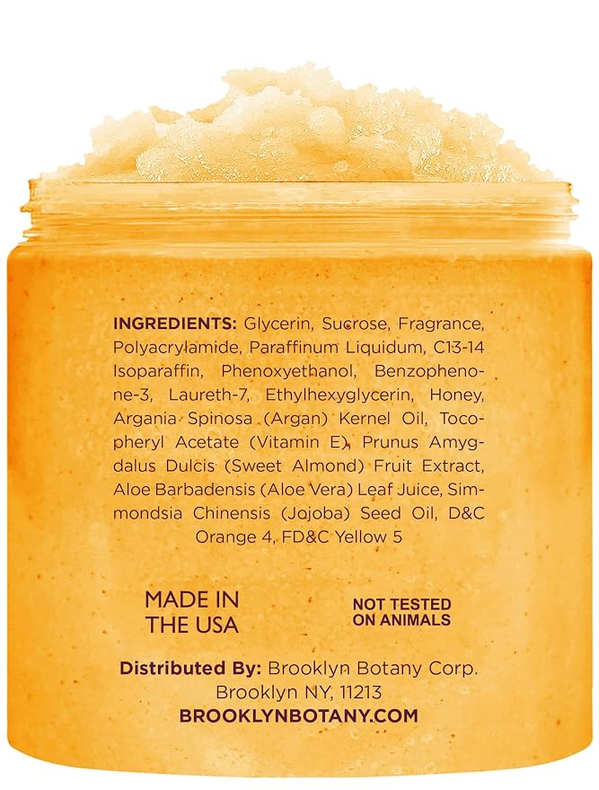 Brooklyn Botany Peach Bellini Honey Sugar Scrub - Image 2