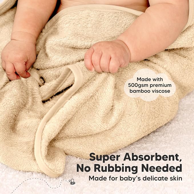 KeaBabies 2-Pack Hooded Baby Towels - Image 4