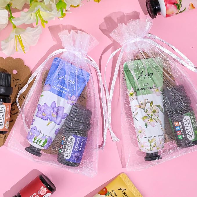 AZEN 30 Sets Bulk Gifts, Hand Cream and Essential Oils Bulk Set - Image 5