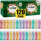 AZEN 120 Pack Lip Balm, Natural Lip Balm Bulk, Lip Care Product, Moisturizing by AZEN