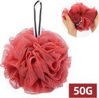 4 Pack Bath Sponge, Bath Shower Loofahs Mesh Pouf Sponge Body Scrubber - Image 2