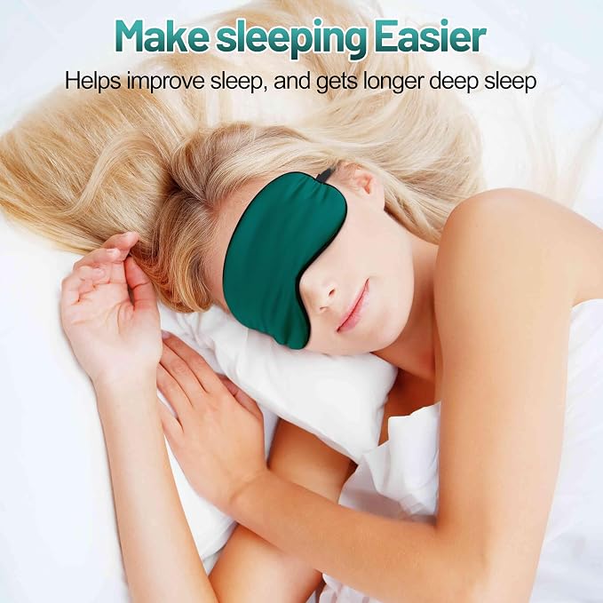 Sleep Mask, Silk Eye Mask for Sleeping - Image 2