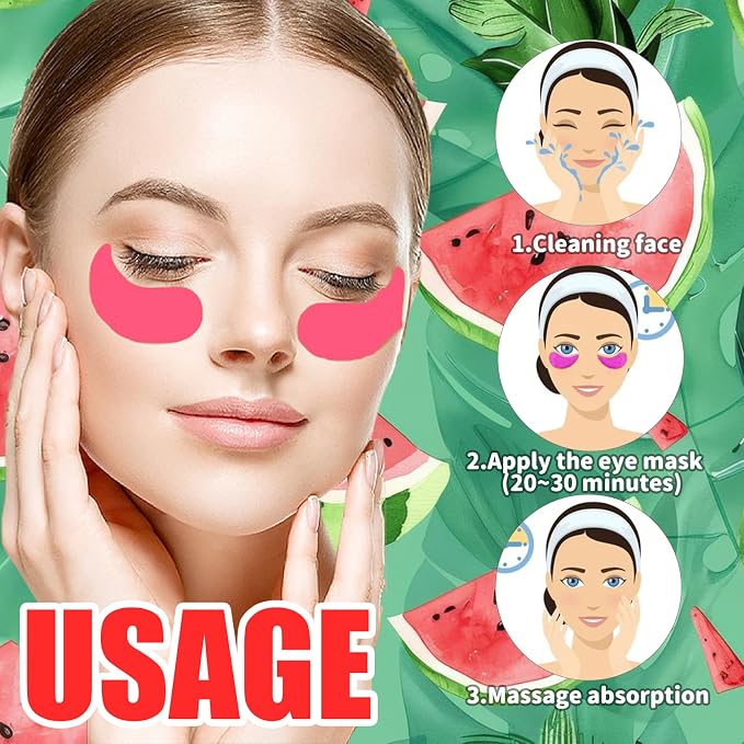 Elitzia Eye Patches Eye Masks Skin Care Under Eye Mask 30 Pairs Hydrogel - Image 5