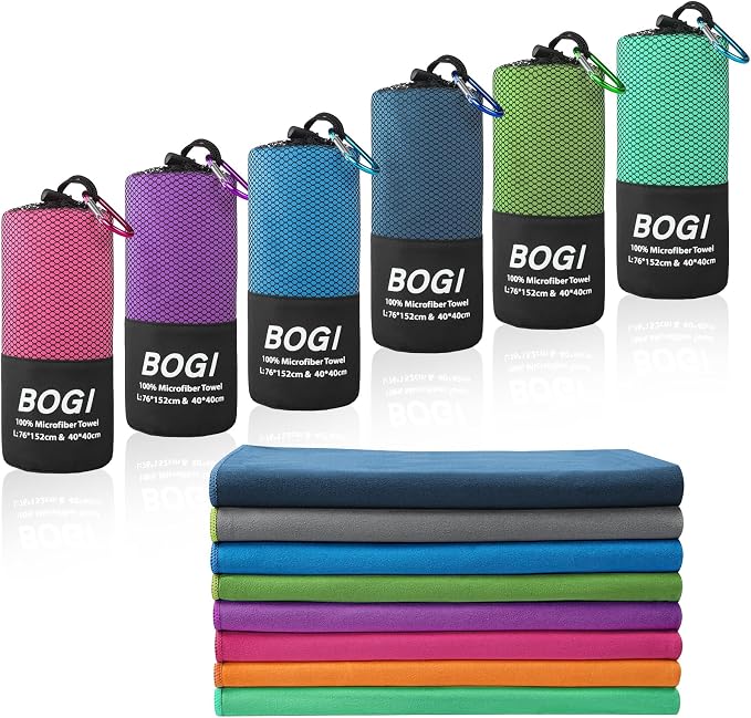 BOGI Microfiber Travel Sports Towel-Quick Dry Towel, Soft Lightweight by BOGI
