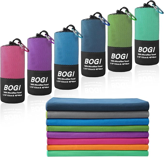 BOGI Microfiber Quick Dry Travel Sports Towel by BOGI