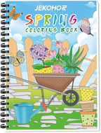 Jekohor Spring Theme Adult Coloring Book by Jekohor