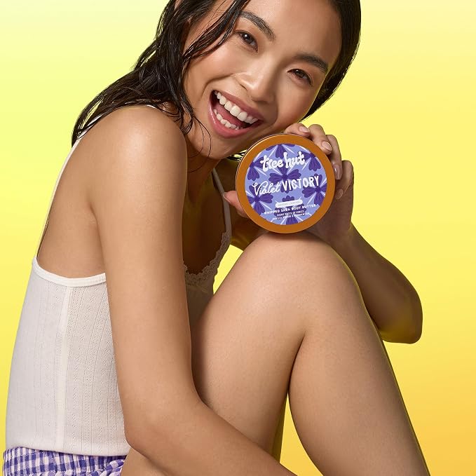 Tree Hut Violet Victory Whipped Shea Body Butter, Hydrating & Nourishing Body - Image 4
