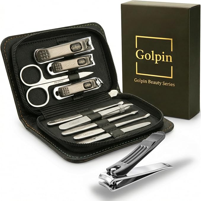9 Pcs Manicure Set for Men & Women – Stainless Steel Manicure & Pedicure Kit by Unknown