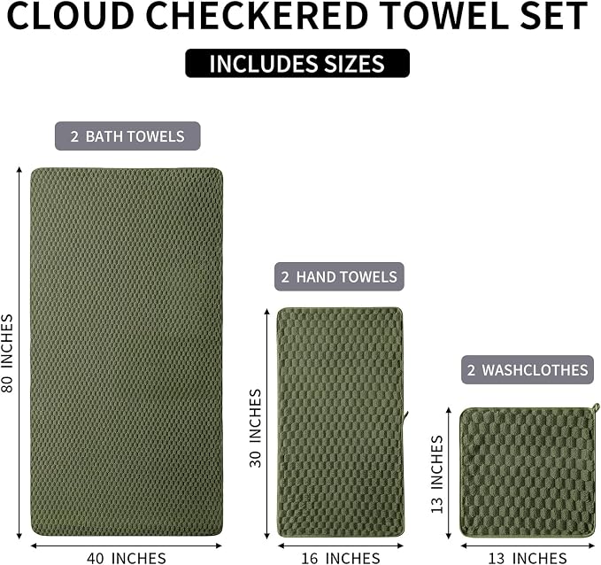 Oversized Bath Towels 40x80 Inches Extra Large Bath Sheets - Image 7