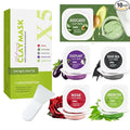 10 Pods Clay Facial Mask Set by Aaenouicfs