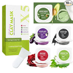 10 Pods Clay Facial Mask Set by Aaenouicfs