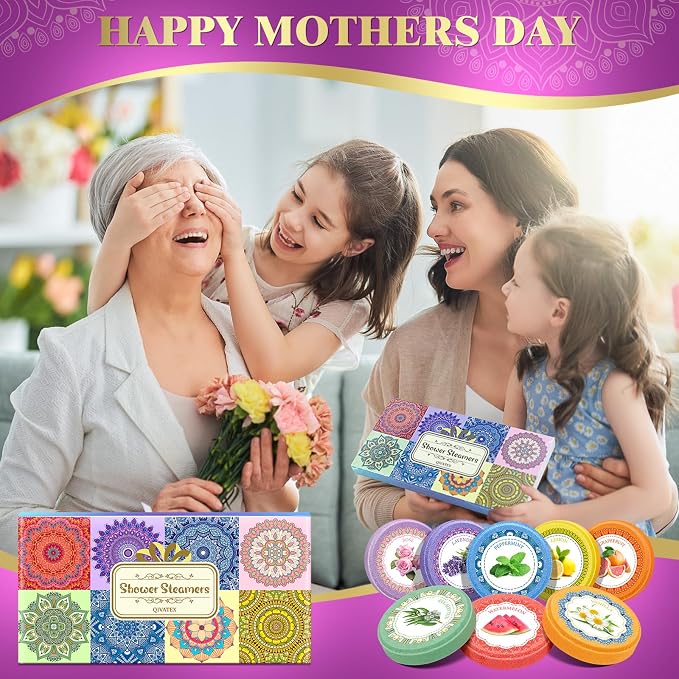Qivatex Shower Steamers Aromatherapy, Mothers Day Gifts - Image 9