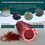 Oceanfoam Ripple Travel Foam Roller Firm Mini Foam Roller - Image 7