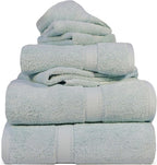 SUPERIOR Egyptian Cotton Pile 6 Piece Towel Set, Includes 2 Bath, 2 Hand - Image 2