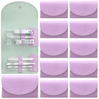 12 Set Manicure Set Bulk Mini Manicure Nail Clipper Kit 7 in 1 Stainless Steel by Lanties