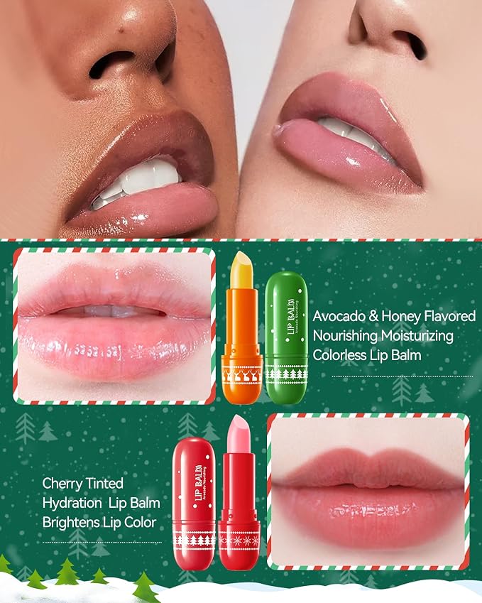 Lip Balm Kit-3Pcs Lip Care Moisturizer, Hydrating Lip Repair Sticks - Image 3