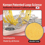 Wonder-Loop Premium Korean Exfoliating Mitt, 100% Plant-Based Viscose Wash - Image 3