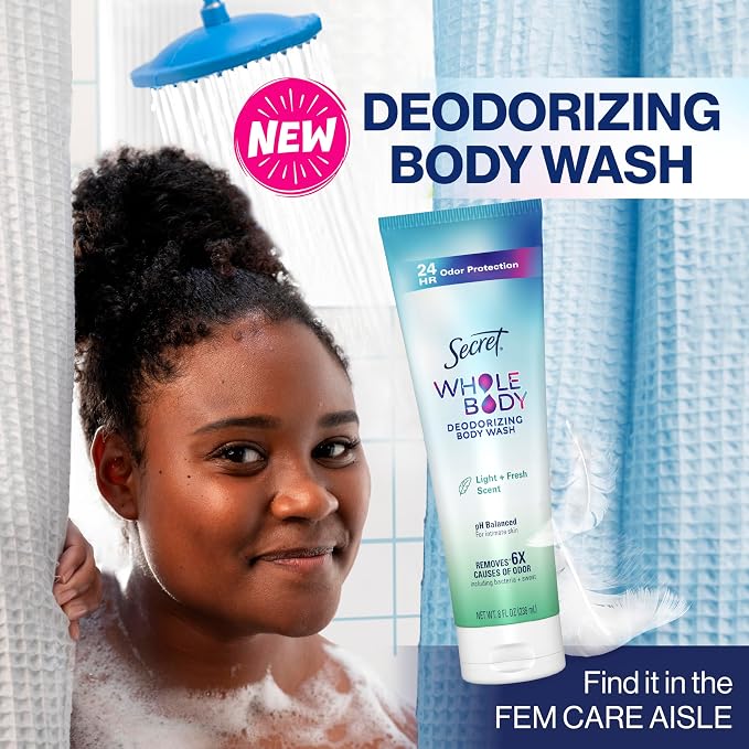 Secret Feminine Wash, 24 HR Deodorizing Feminine Body Wash - Image 7