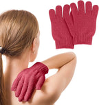 MOLOPPO 2 PCS Exfoliating Glove, Scrub Gloves Exfoliating, Body Exfoliator by MOLOPPOCase