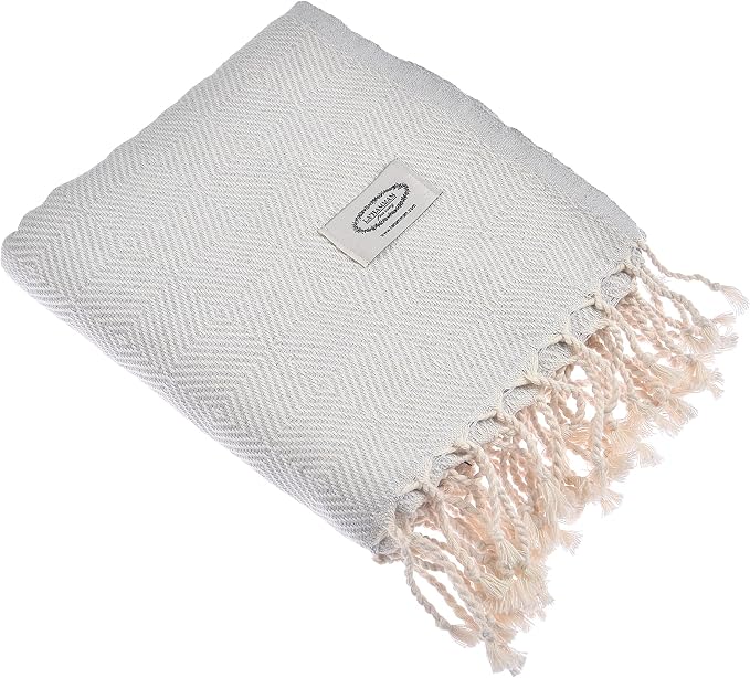 Personalized Embroidered Beach Towel | Throw Blanket, Easy Carry, Sand Free - Image 3