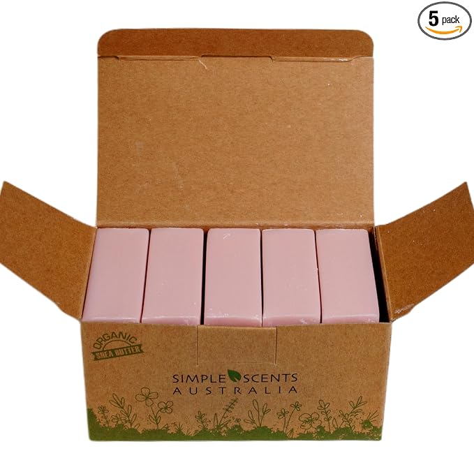 Simple Scents Australia Sweet Pea & Jasmine Scented Natural Soap Bars, 3.5oz by SimpleScentsAustralia