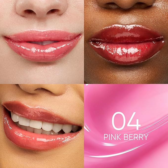 SKINTIFIC Peptide Brightening Lip Serum, Hydrating & Plumping Tinted Lip Gloss - Image 2