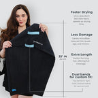 FORMUL-A Microfiber Hair Towel Wrap – Anti Frizz Towel - Image 2
