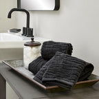 SKL Home CloudSoft 100% Cotton Luxury 4-Piece Washcloth Set, 520 GSM, Ultra - Image 3